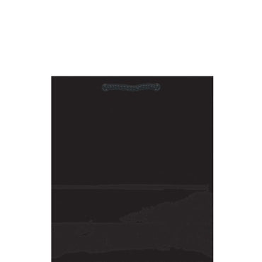 Black Medium Glossy Bag