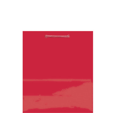 Apple Red Medium Glossy Bag Party Favors - Party Centre