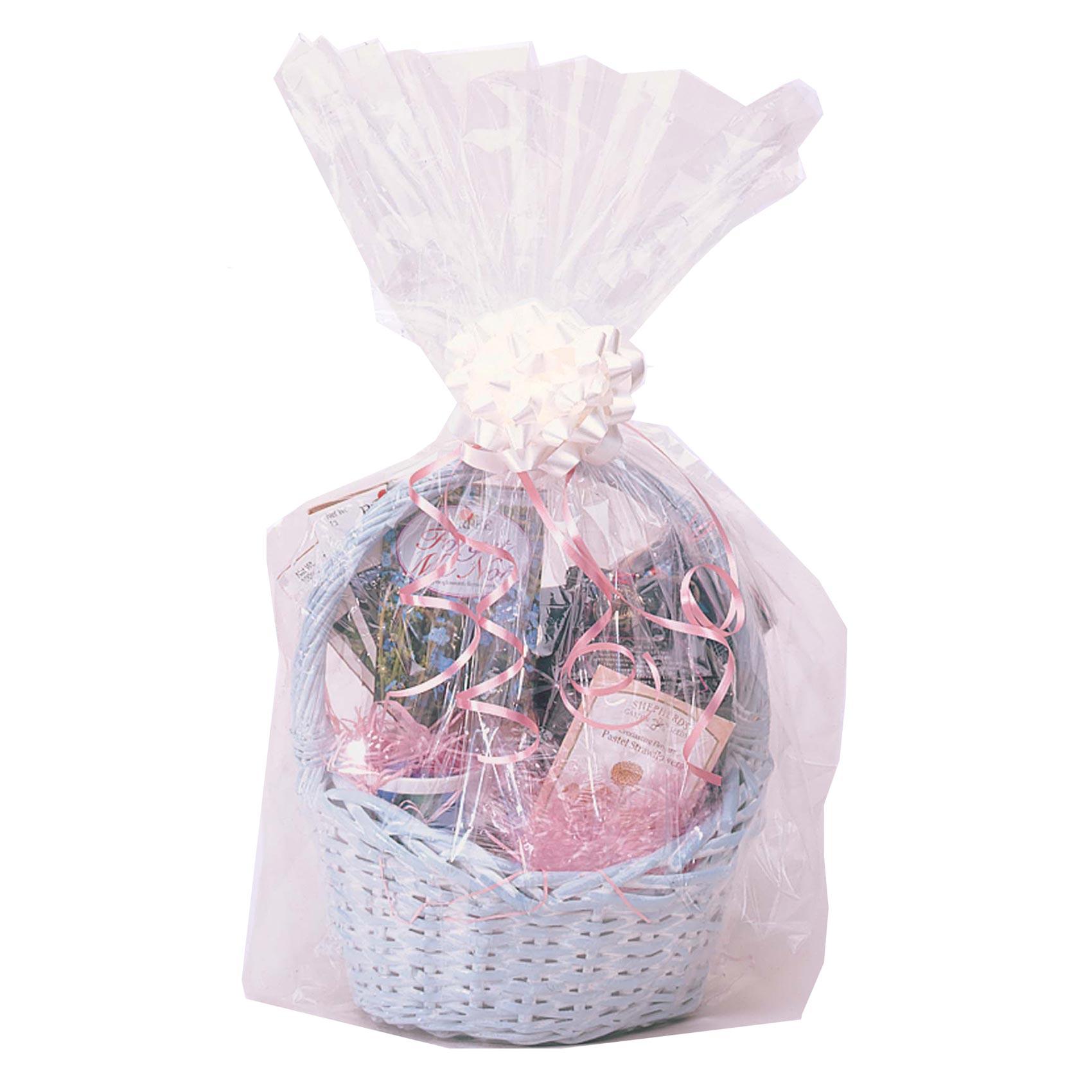 Clear Cello Basket Bag 24in x 25in Favours - Party Centre