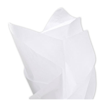 White Wrapping Tissue Paper 20in x 20in, 8pcs Party Favors - Party Centre