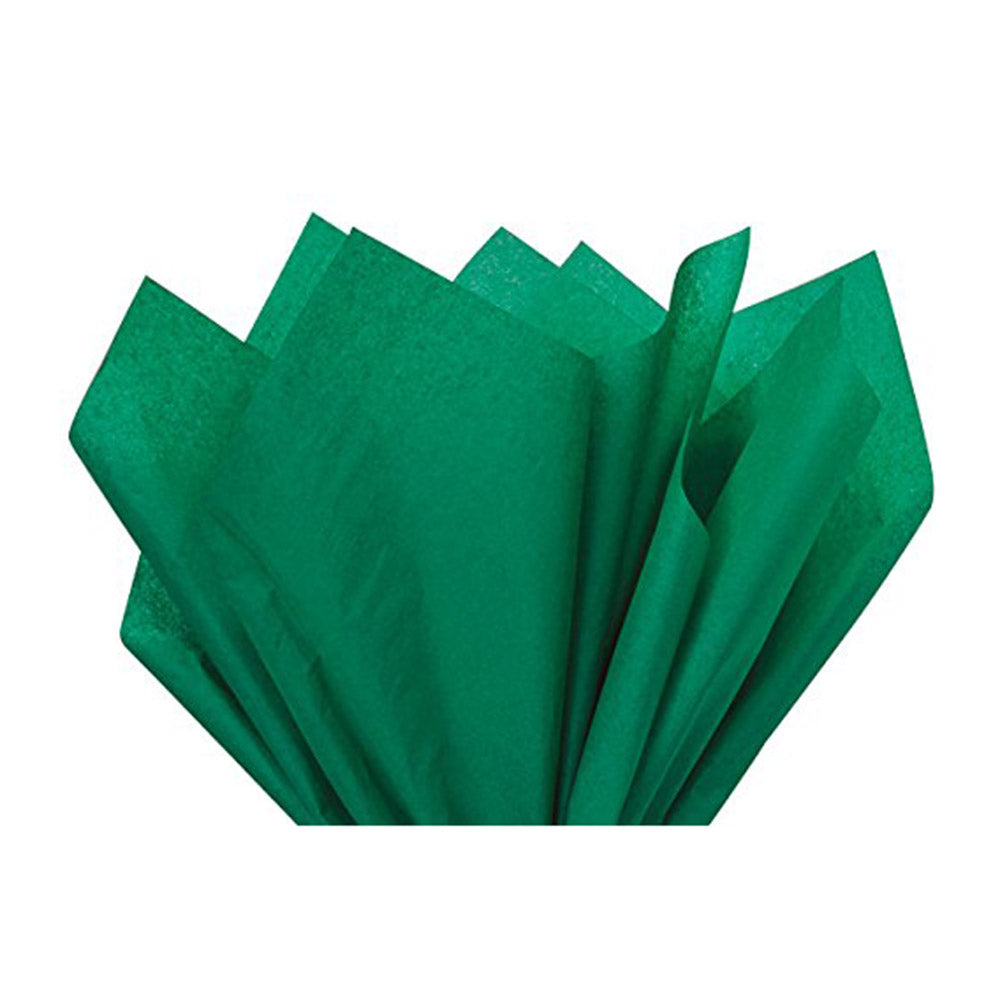 Green Wrapping Tissue Paper 20in x 20in, 8pcs Party Favors - Party Centre