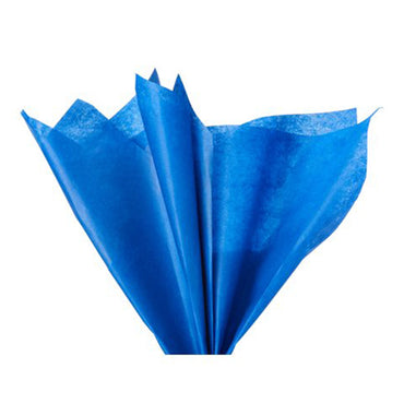 Royal Blue Wrapping Tissue Paper 20in x 20in, 8pcs Party Favors - Party Centre