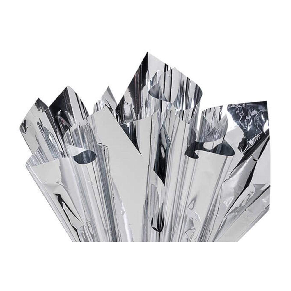 Silver Foil  Wrapping Tissue 20 x 24in, 12pcs Party Favors - Party Centre
