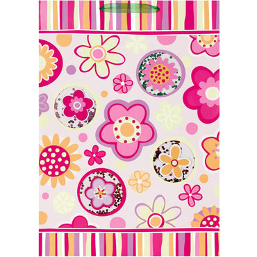 Fun Flowers & Stripes Giant Bag Party Favors - Party Centre