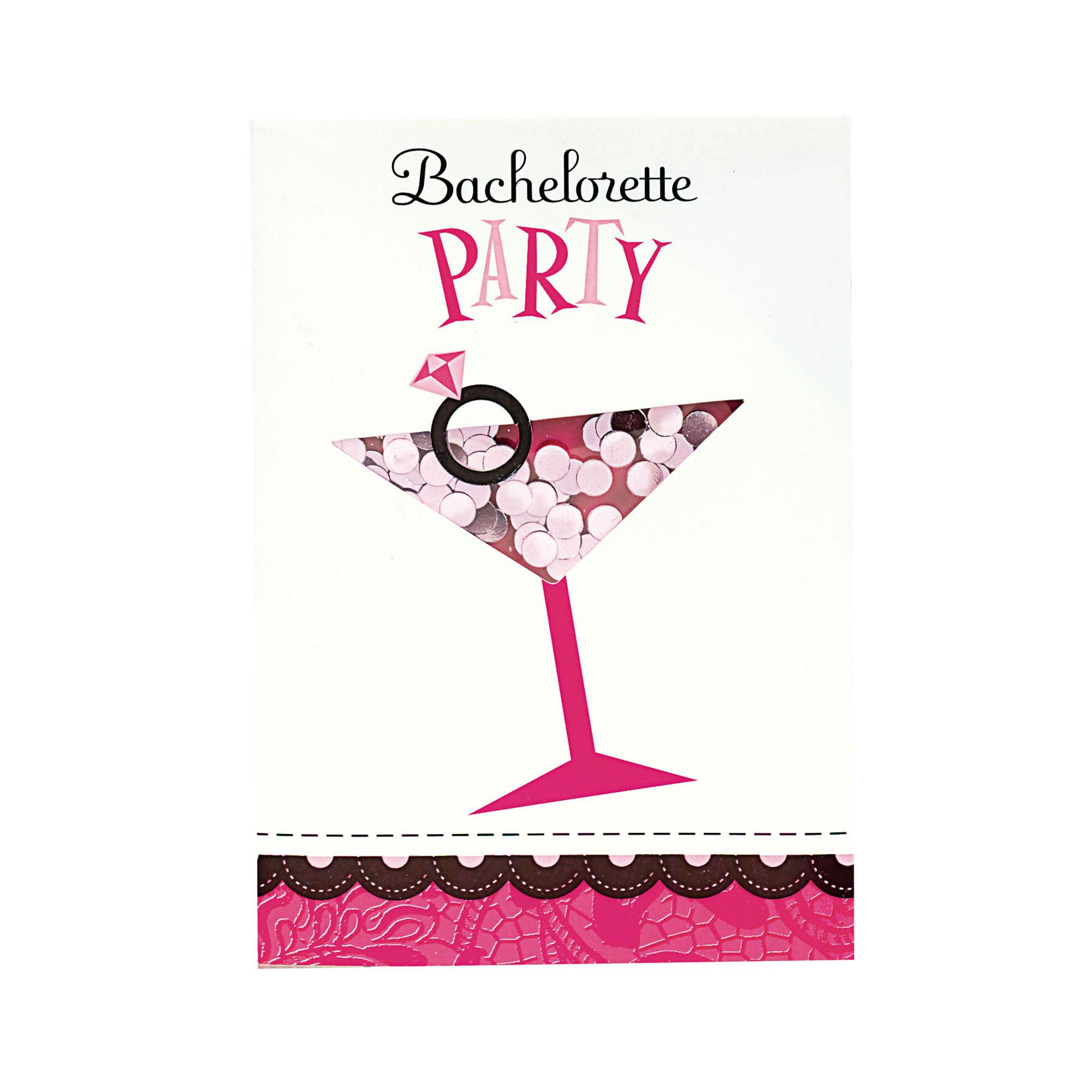 Bachelorette Party Shaker Invitation Cards 8pcs Party Accessories - Party Centre