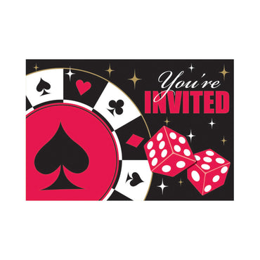 Place Your Bet Postcard Invite Party Accessories - Party Centre