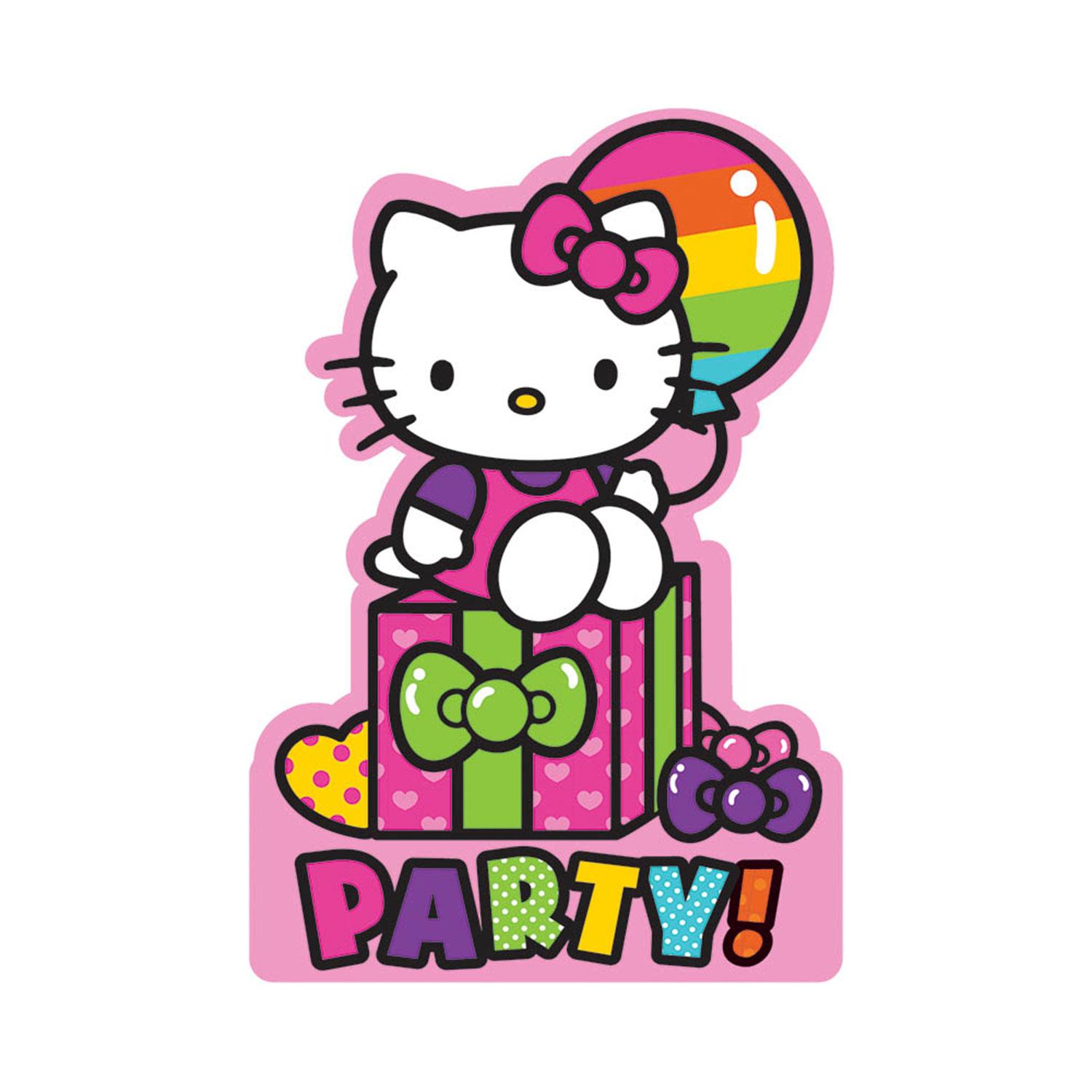 Hello Kitty Rainbow Invitation, 8pcs Party Accessories - Party Centre