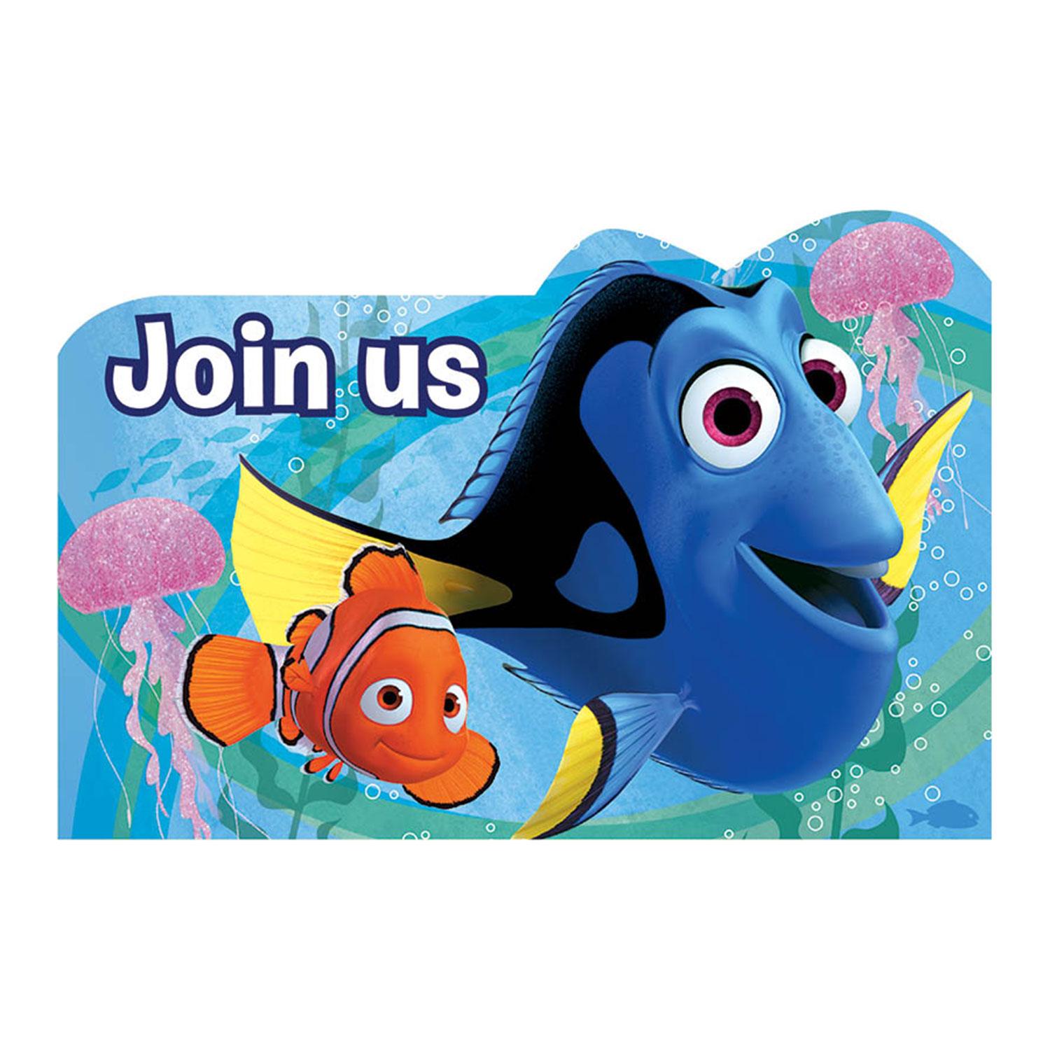 Finding Dory Postcards 8pcs Party Accessories - Party Centre
