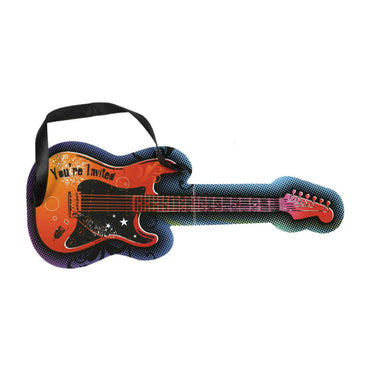 Rock Star Jumbo Novelty Invitations 8 x 6in, 8pcs Party Accessories - Party Centre