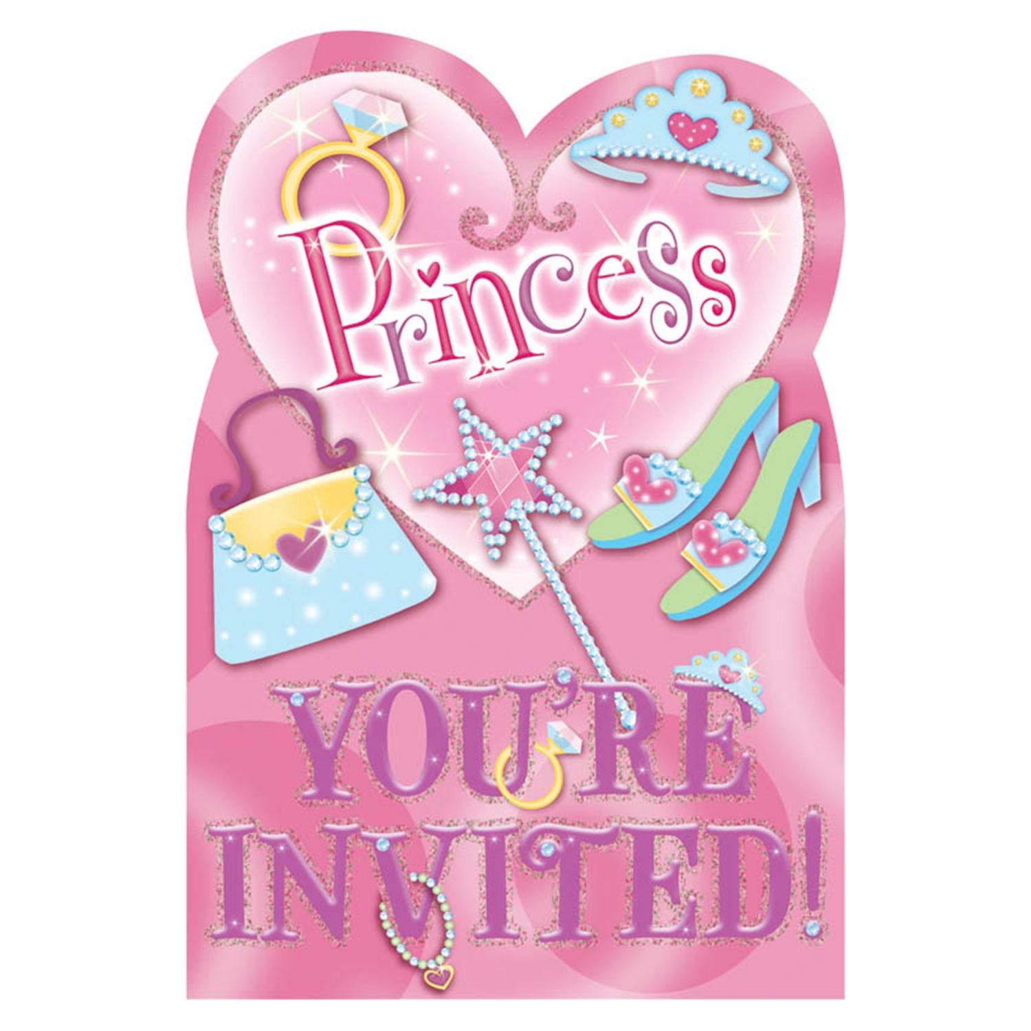 Princess Invitations Party Accessories - Party Centre