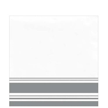 Silver Airlaid Beverage Tissues 40pcs