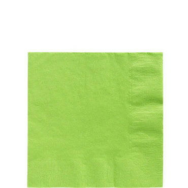 Kiwi Beverage Tissues 20pcs Solid Tableware - Party Centre