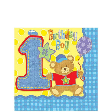 Hugs And Stitches Boy Ultra Beverage Tissues