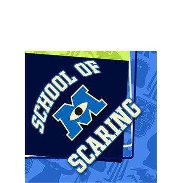 Monsters University Beverage Tissues 16pcs Printed Tableware - Party Centre