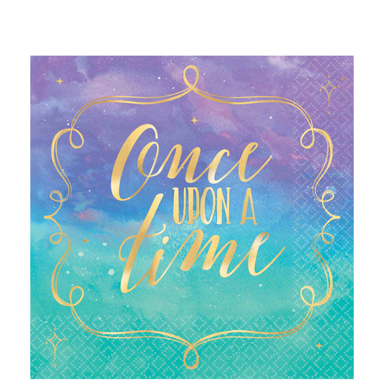 Disney Princess Hot Stamped Beverage Tissue 16pcs