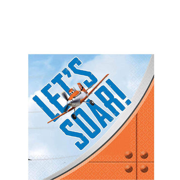 Planes Dusty And Friends Beverage Tissues 16pcs Printed Tableware - Party Centre