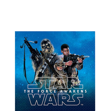 Star Wars VII Beverage Tissues 16pcs Printed Tableware - Party Centre