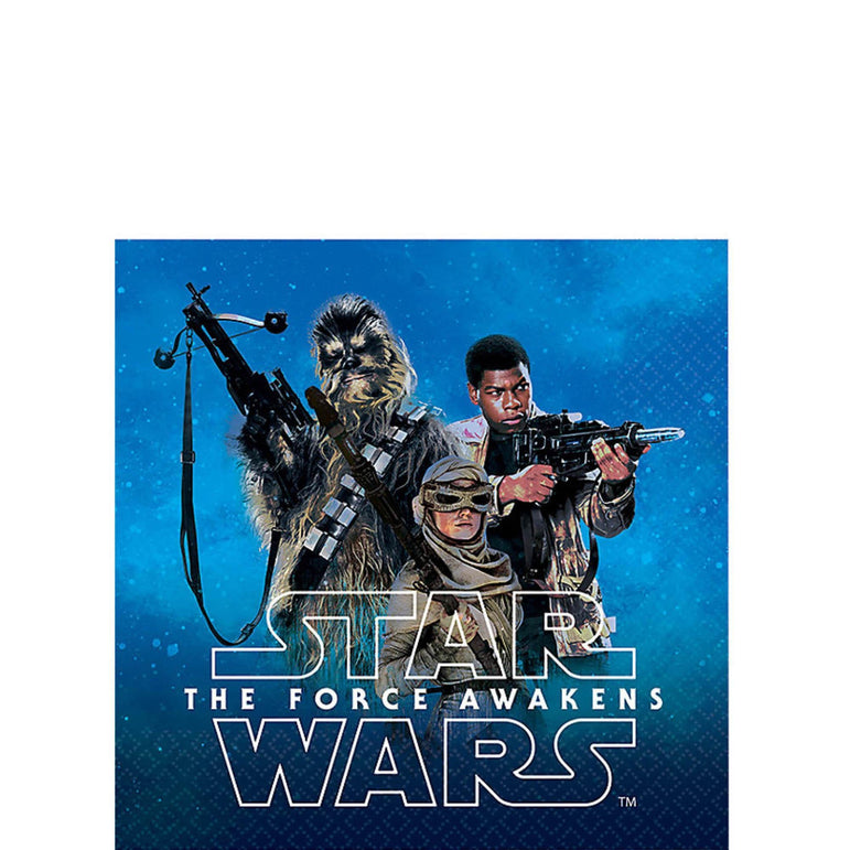 Star Wars VII Beverage Tissues 16pcs Printed Tableware - Party Centre
