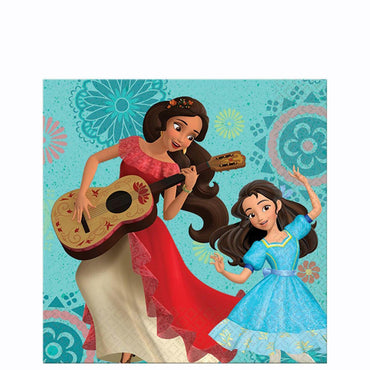 Elena Of Avalor Beverage Tissues 16pcs Printed Tableware - Party Centre