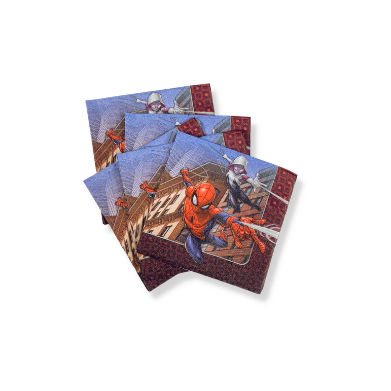 Spiderman Webbed Wonder Beverage Tissues 16pcs
