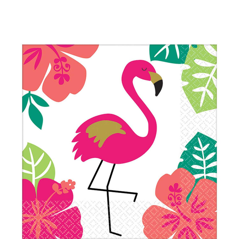 You Had Me At Aloha Beverage Tissues 16pcs Printed Tableware - Party Centre