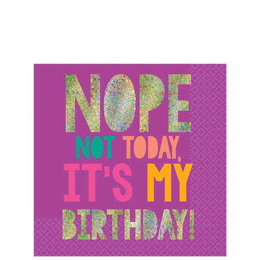 Young and Fab Beverage Napkins 25cm 16pcs Printed Tableware - Party Centre