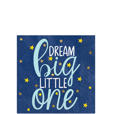 Twinkle Little Star Beverage Tissues 16pcs Printed Tableware - Party Centre