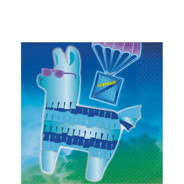 Battle Royal Beverage Tissue 16pcs Printed Tableware - Party Centre