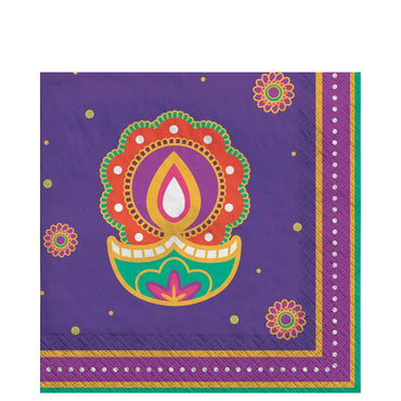 Rangoli Dream Diwali Beverage Napkins 16pcs