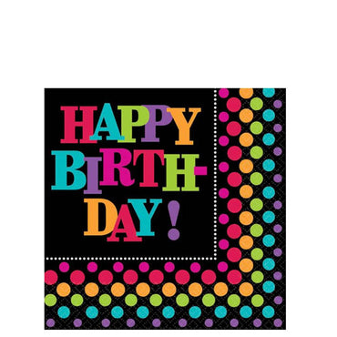 Party On Beverage Tissues 16pcs