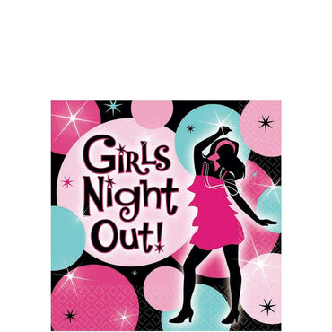Bachelorette Girls Night Out Beverage Tissues 16pcs Printed Tableware - Party Centre