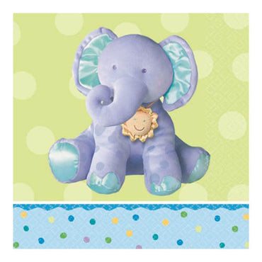 Teeny Tiny Boy Beverage Tissues 16pcs Printed Tableware - Party Centre