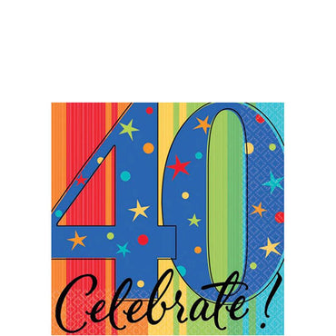 Year To Celebrate Happy Birthday -40 16pcs