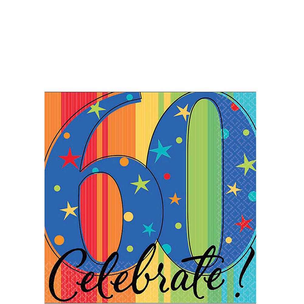 Year To Celebrate Happy Birthday -60 16pcs