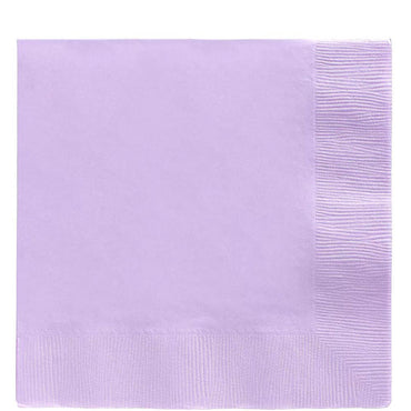 Lavender Lunch Tissues 20pcs Printed Tableware - Party Centre
