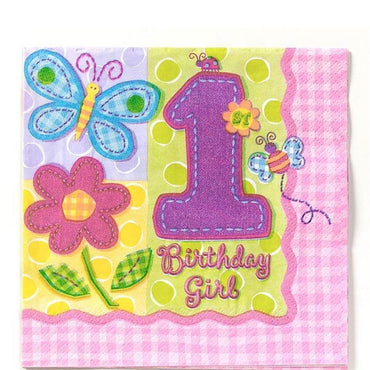 Hugs And Stitches Girl Ultra Lunch Tissues 16pcs