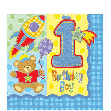 Hugs And Stitches Boy Ultra Lunch Tissues 16pcs