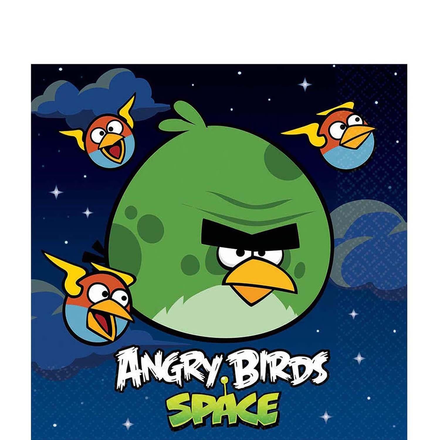 Angry Birds Space Lunch Tissues 16pcs Printed Tableware - Party Centre
