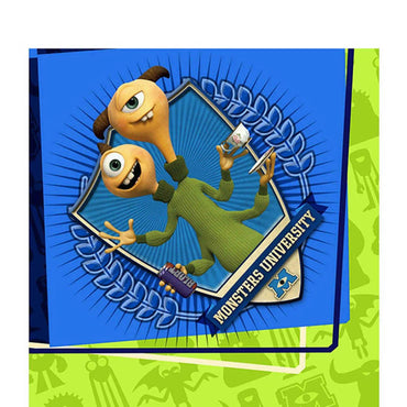 Monsters University Lunch Tissues 16pcs Printed Tableware - Party Centre