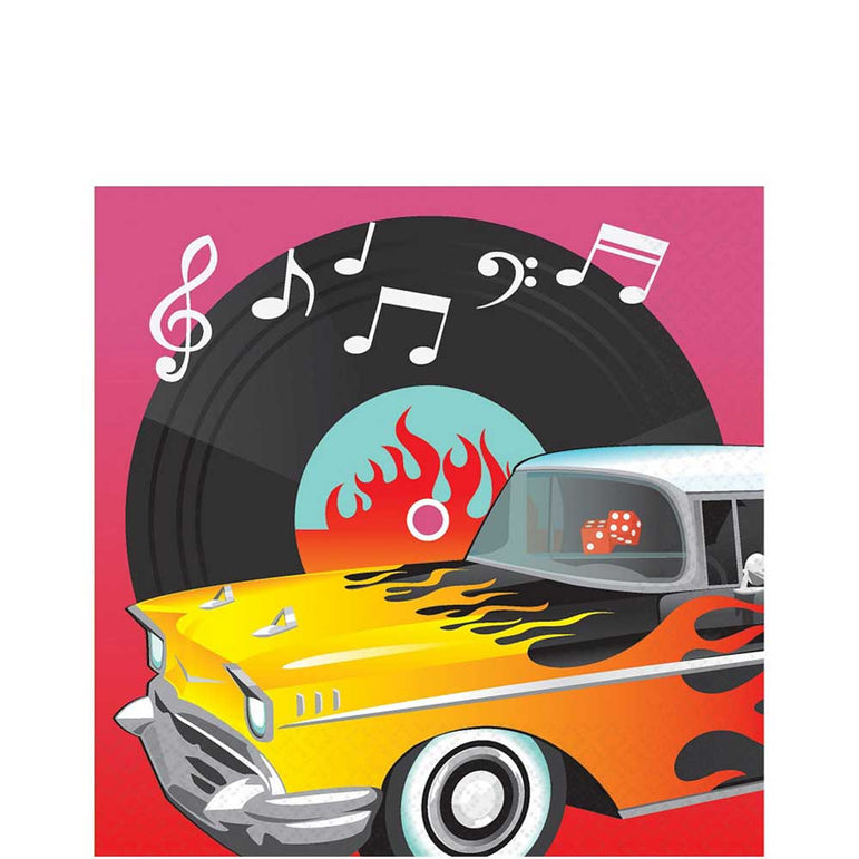 Classic 50's Lunch Tissues 16pcs