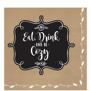 Homemade & Delicious ECO Lunch Tissues 16pcs Printed Tableware - Party Centre