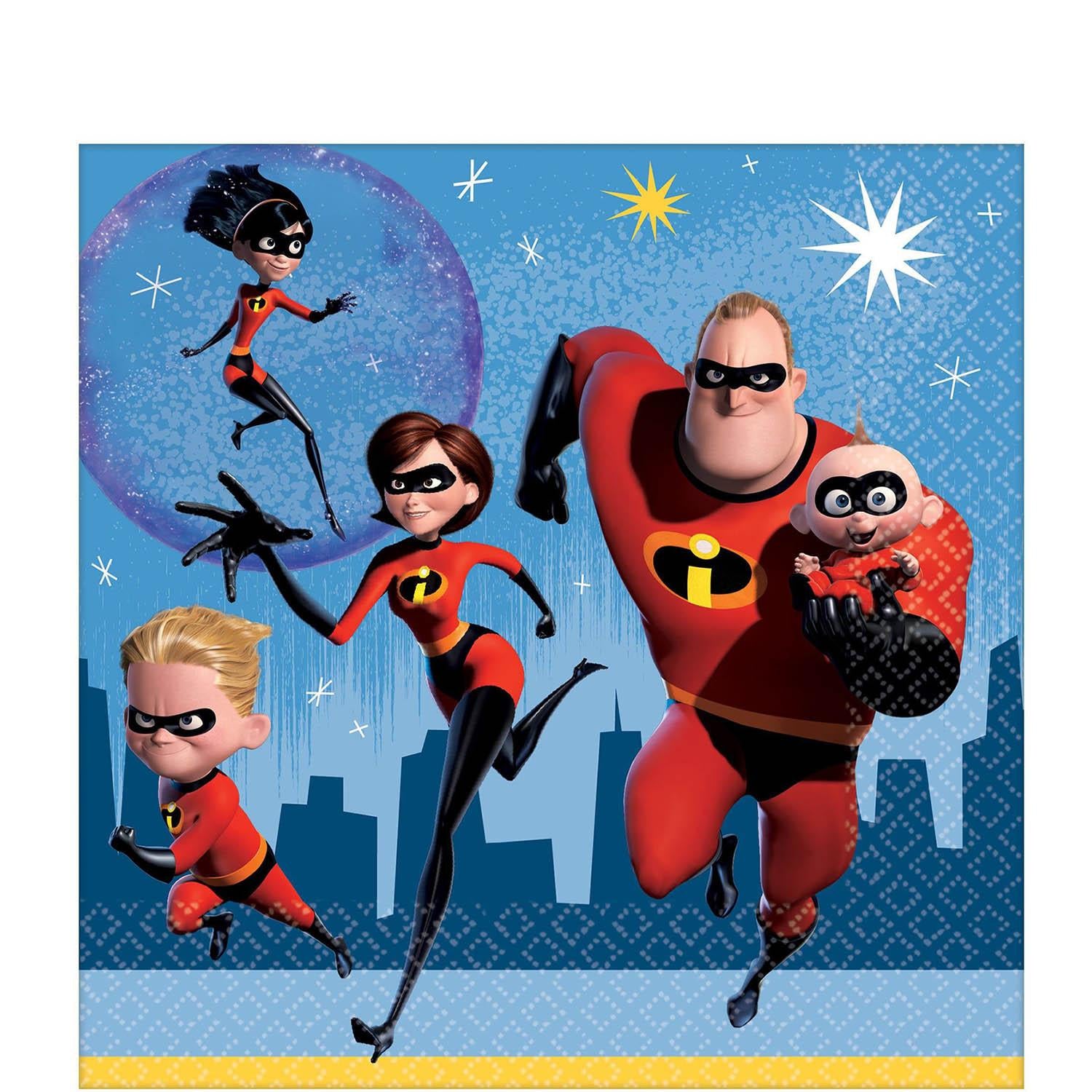 Incredibles 2 Lunch Tissues16pcs Printed Tableware - Party Centre