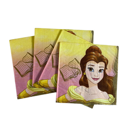 Disney Princess Once Upon A Time Belle Lunch Tissues 16pcs
