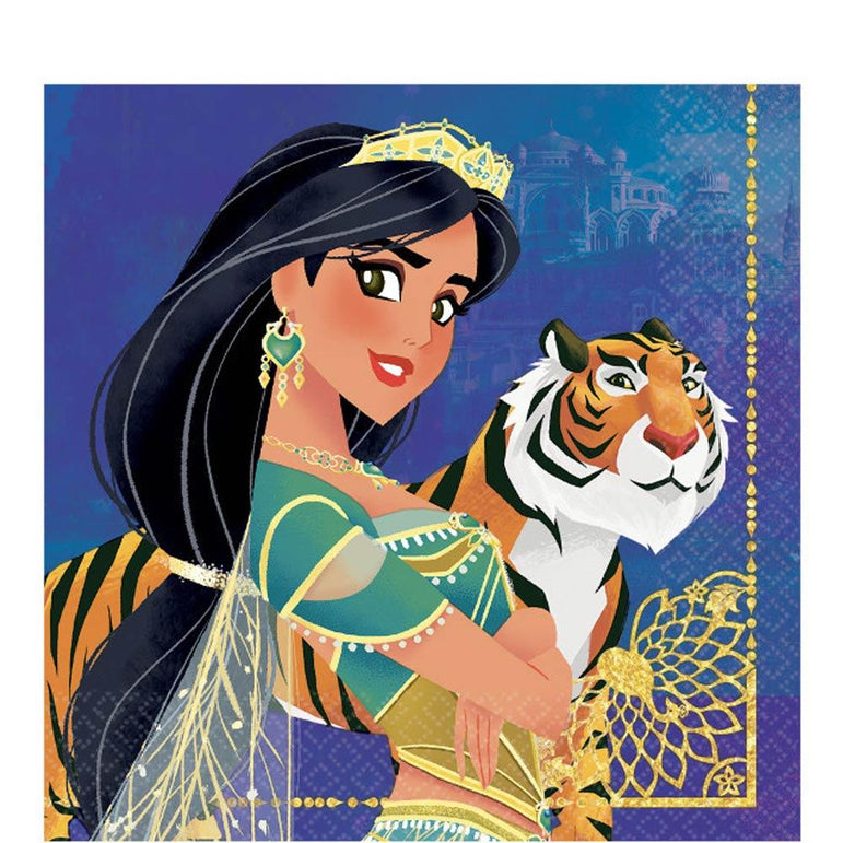 Disney Aladdin Lunch Tissue 16pcs Printed Tableware - Party Centre