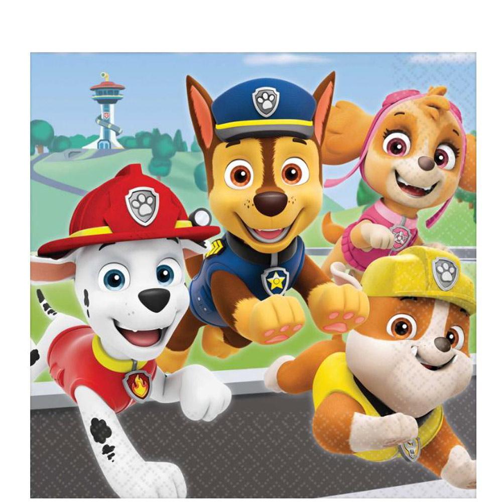 Paw Patrol Adventures Lunch Tissues 16pcs Printed Tableware - Party Centre