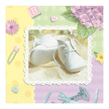 Pitter Patter Ultra Lunch Tissue 16pcs Printed Tableware - Party Centre