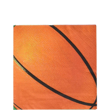Basketball Fan Lunch Tissue 16pcs Printed Tableware - Party Centre