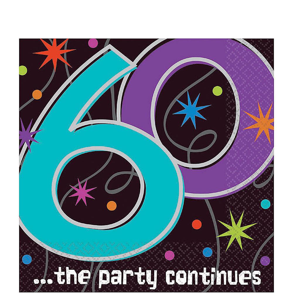 The Party Continues - 60 Ultra Lunch Tissues 16pcs
