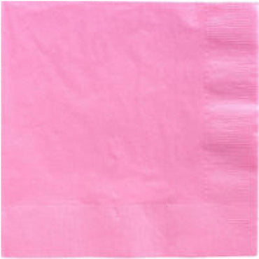 Pretty Pink Dinner Tissues 20pcs Solid Tableware - Party Centre