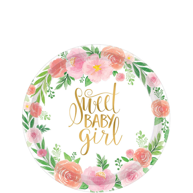 Baby shower on sale paper plates